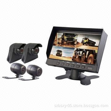 Car Backup Cameras with Digital LCD Monitor for Rear-view Systems, 12/32V DC Power Requirement